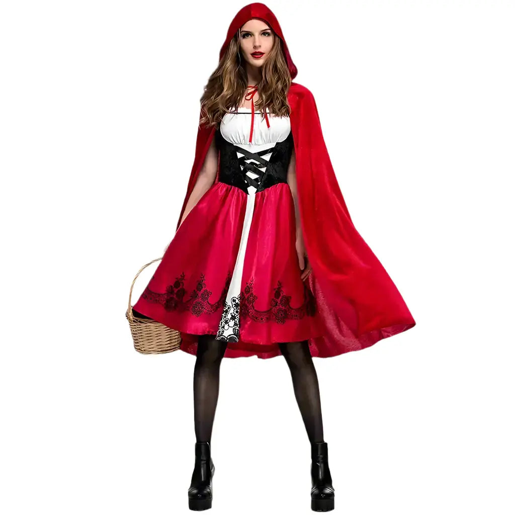 womens red riding hood costume