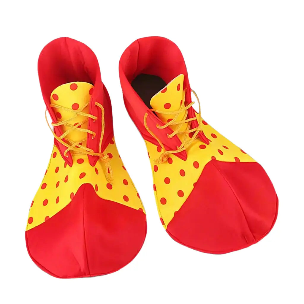 yellow clown shoes