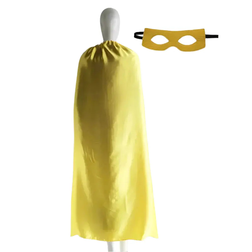 yellow superhero cape