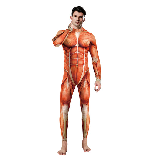 Red Muscle Costume