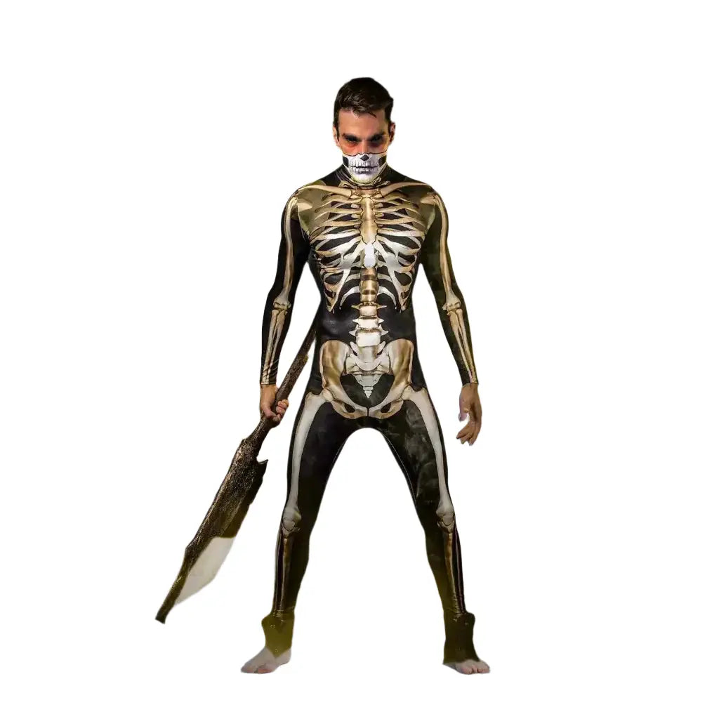 Gold Skeleton Costume