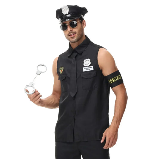 Black Police Costume