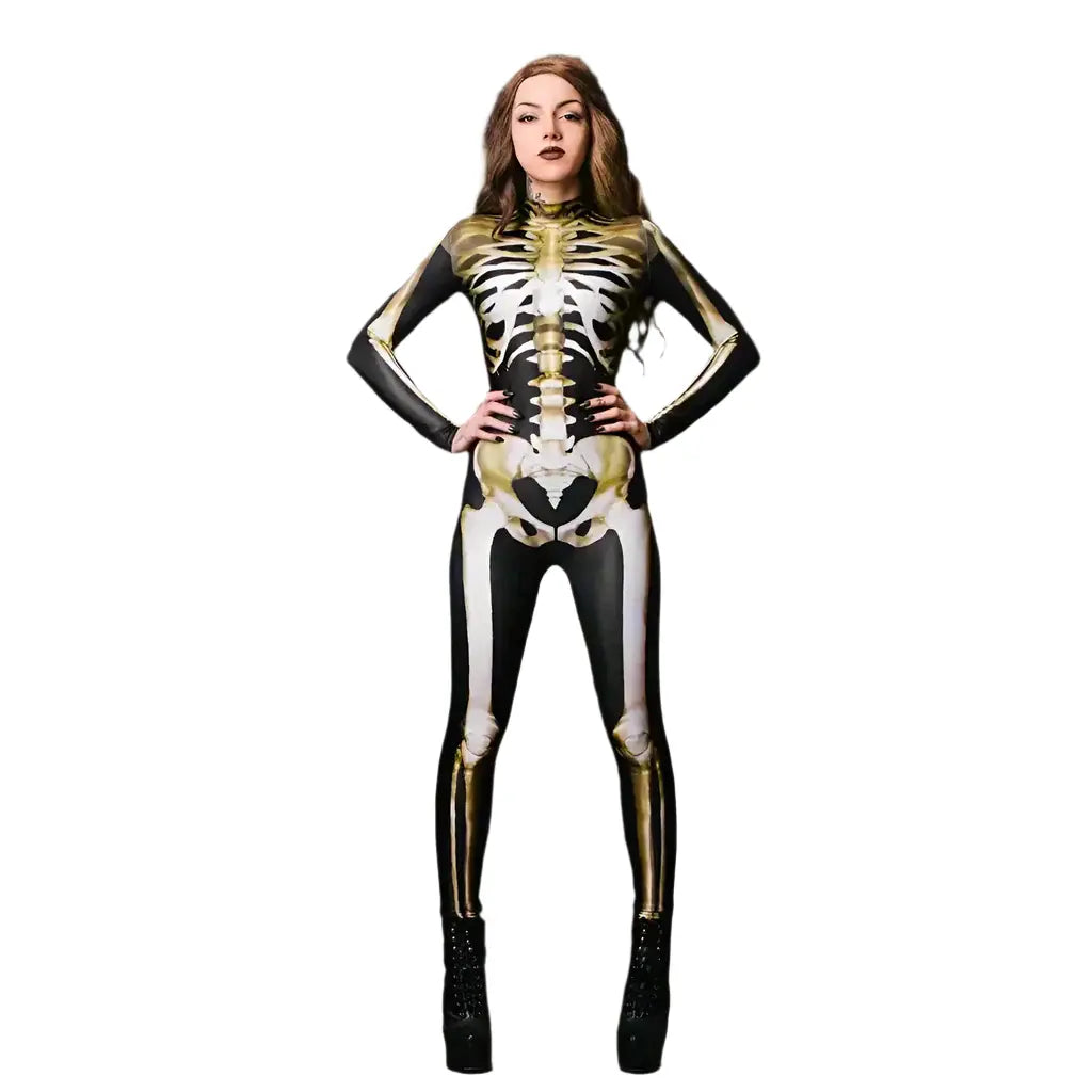 Gold Skeleton Costume