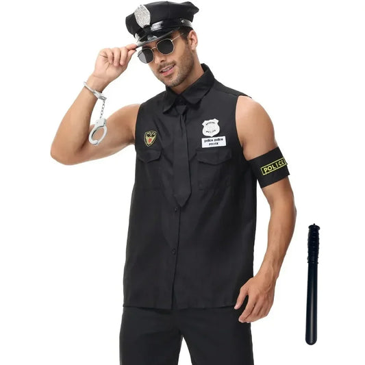 Black Police Costume