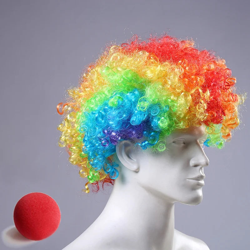 Rainbow Afro Wig