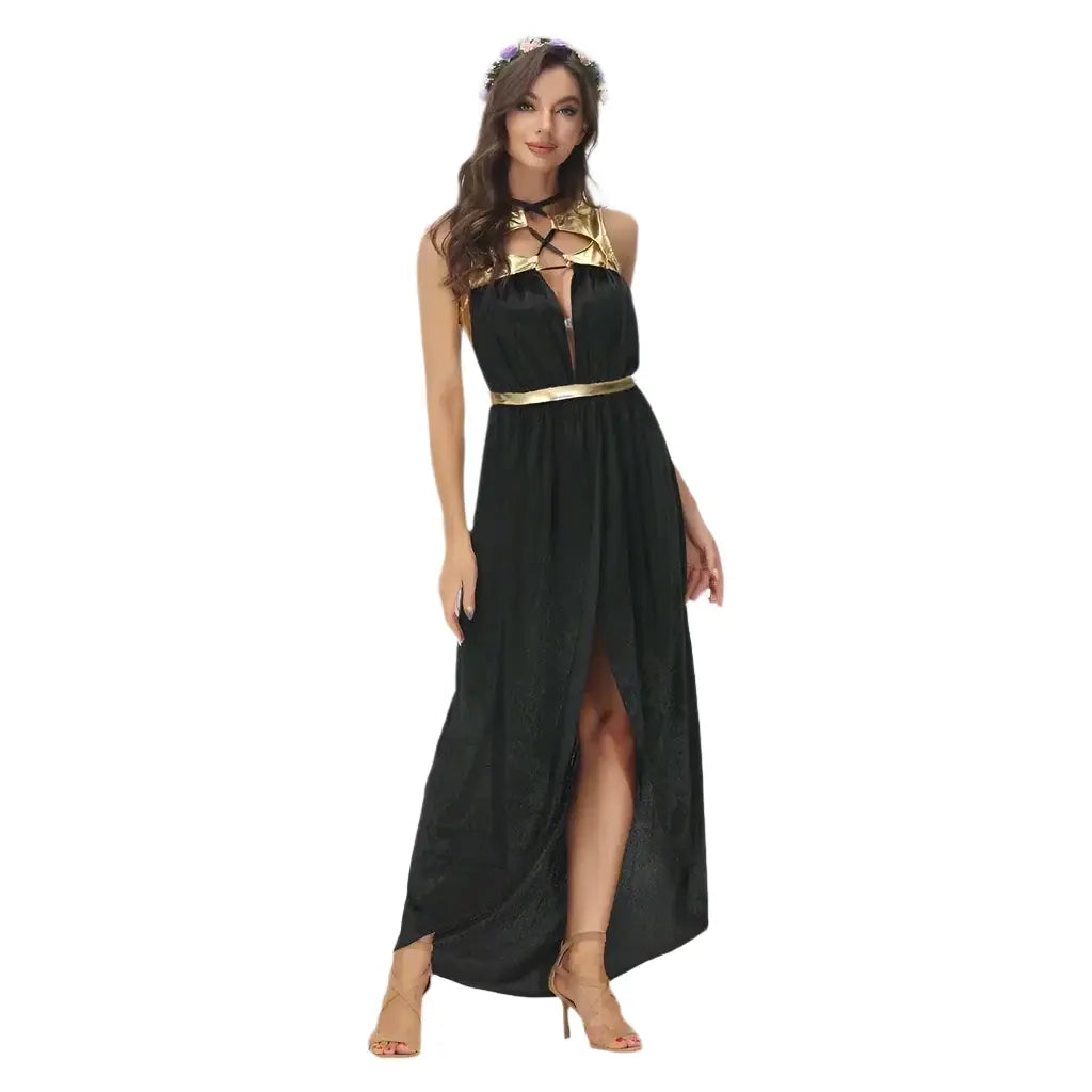 black dress goddess greek