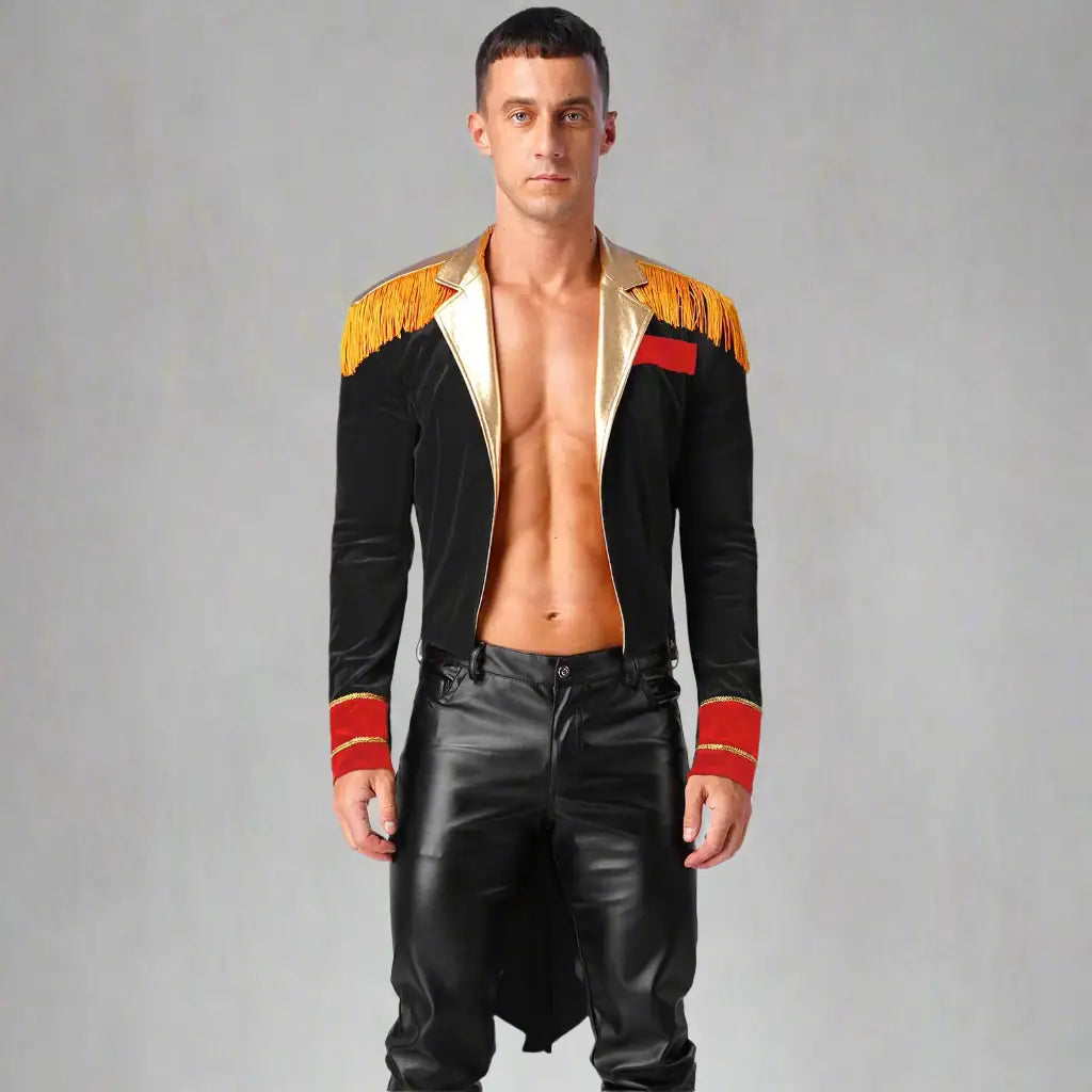 black ringmaster costume