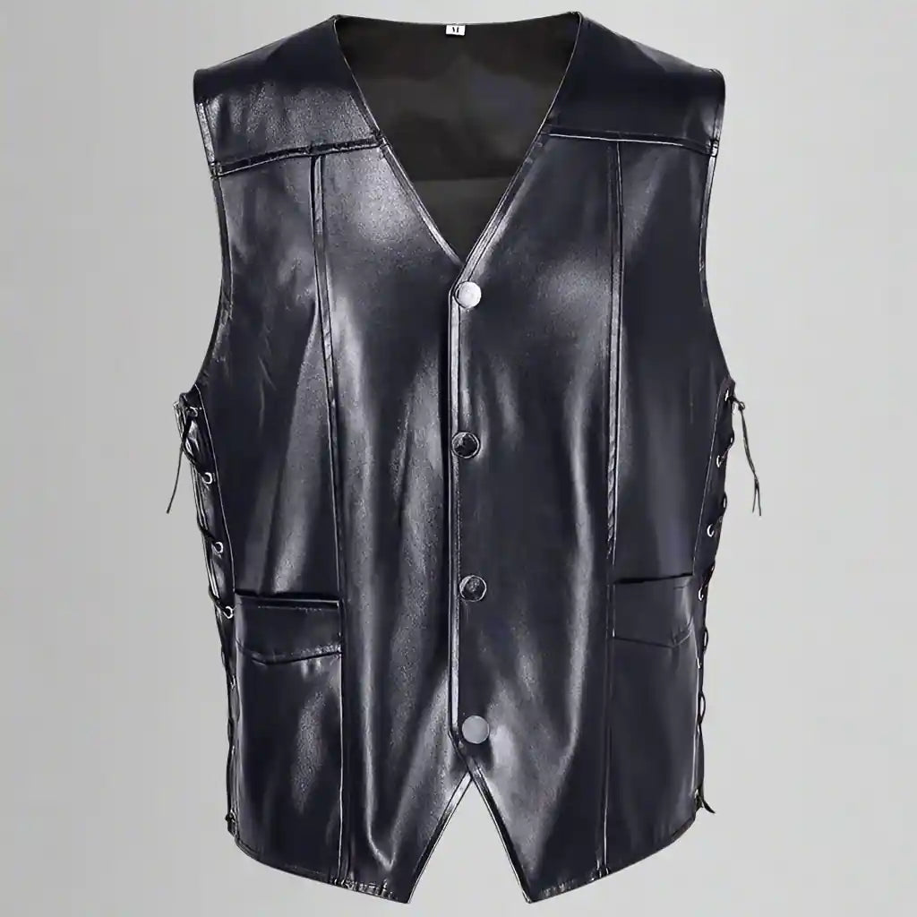 daryl dixon leather vest