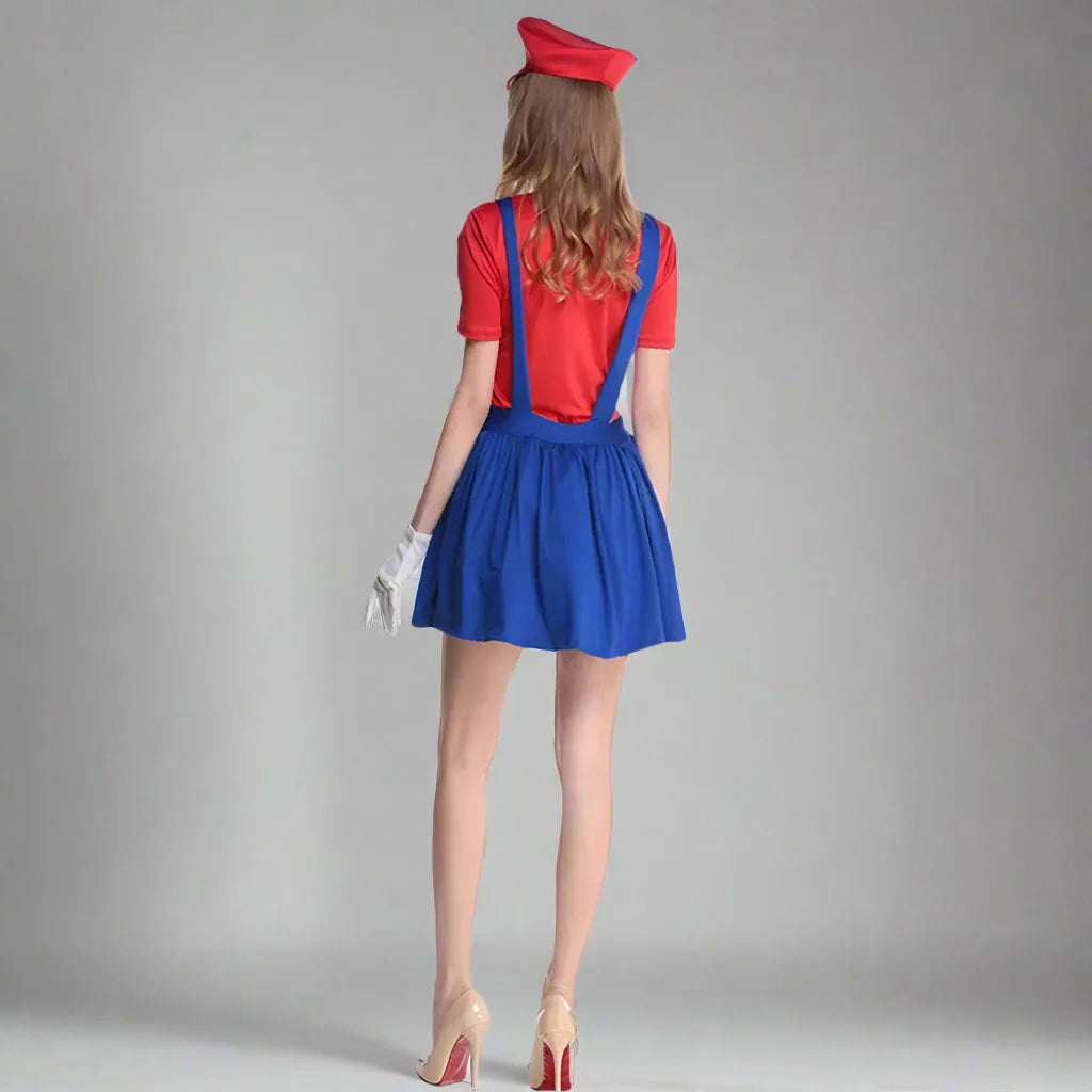 female mario costume