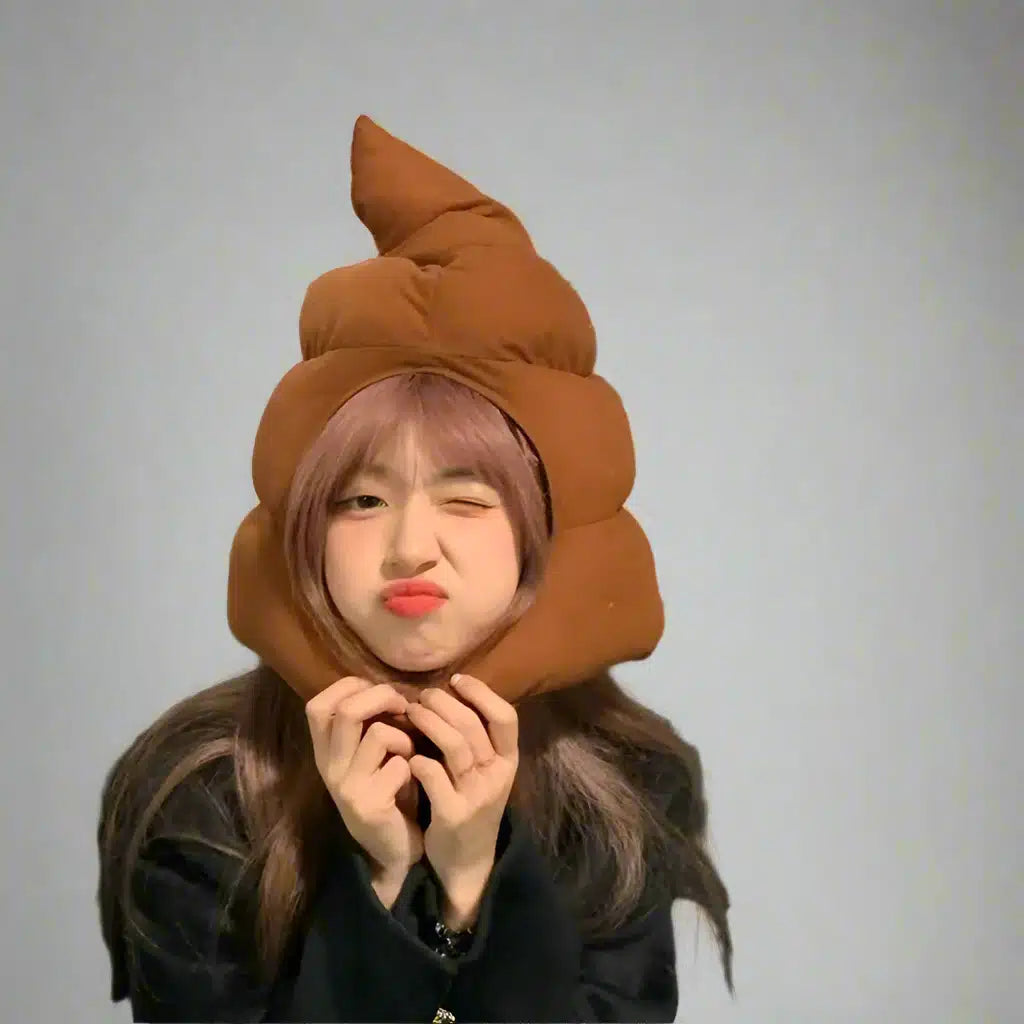 hat poop