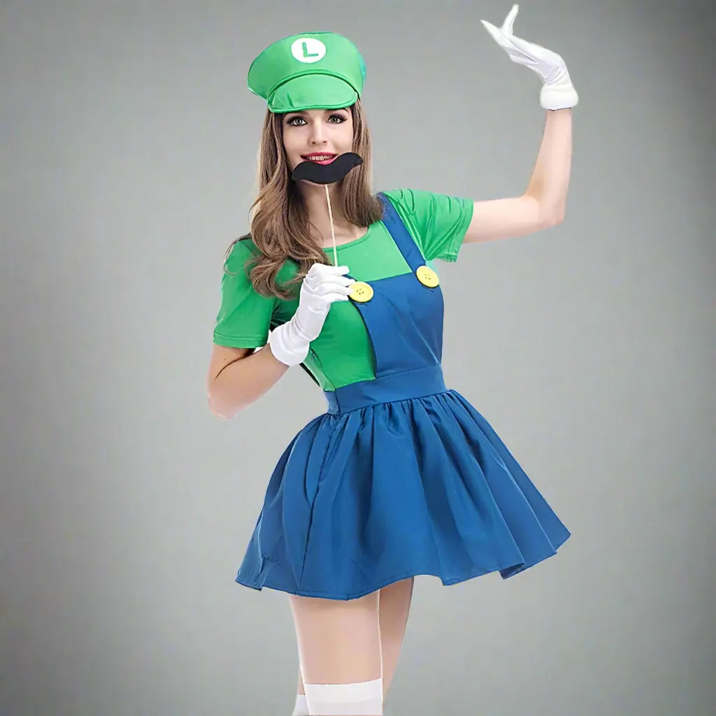 luigi adult women costume