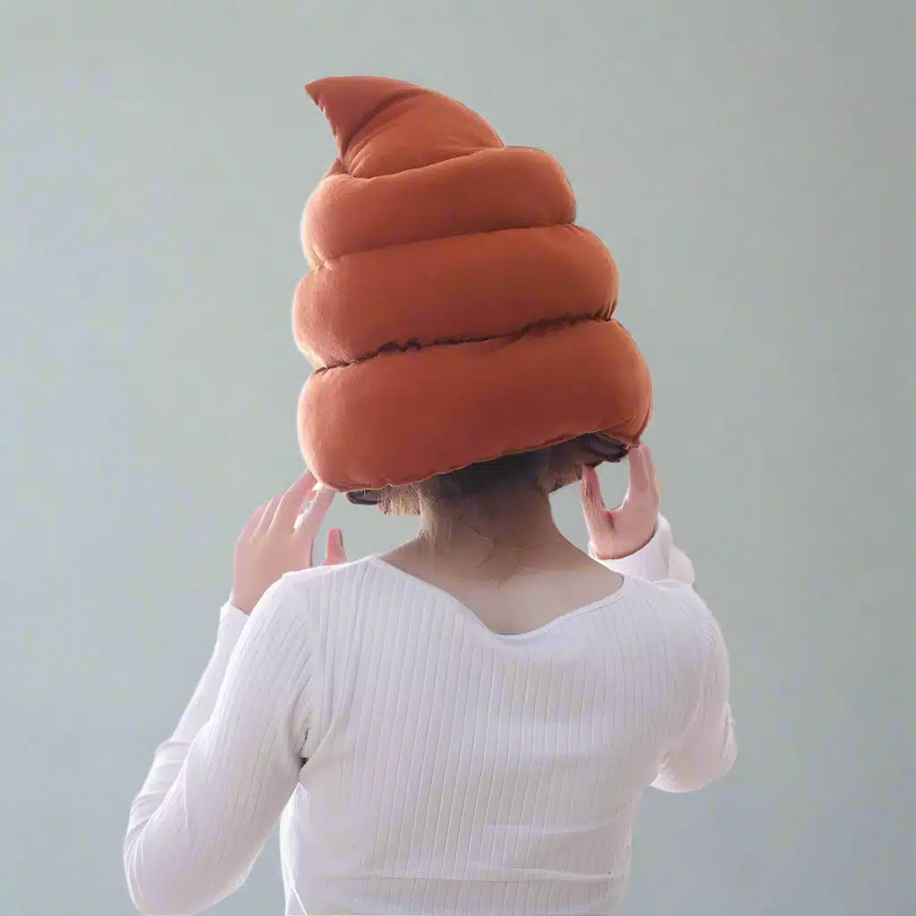 poo head hat