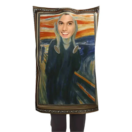 the scream painting halloween costume